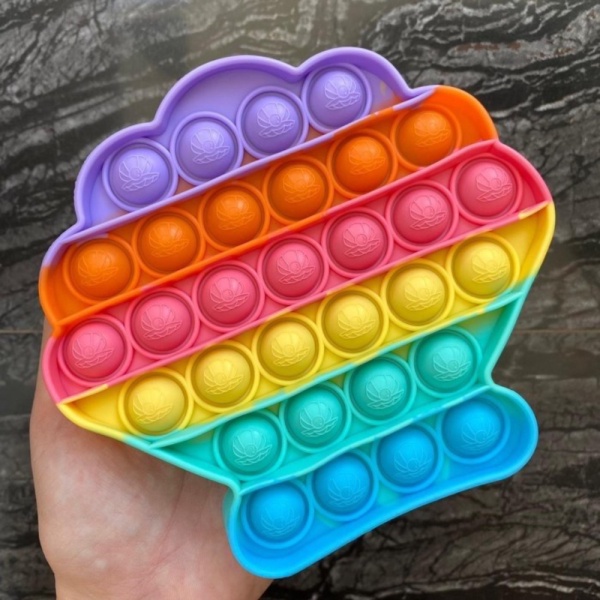 

Promo POP IT PREMIUM RAINBOW UNICORN / bagus tebal murah emboss tiktok viral - Seashel premium Limited