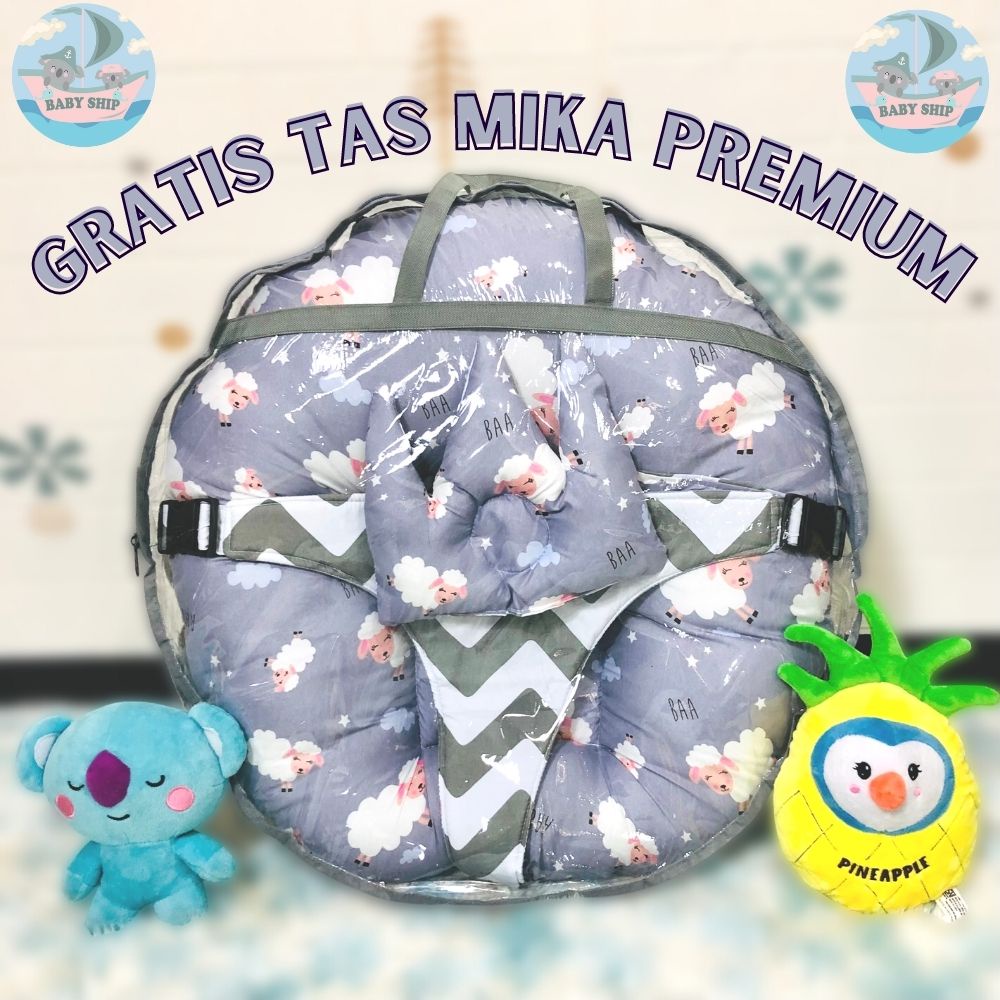 Sofa Bayi Multifungsi dengan Gesper Pengaman Free Bantal Peyang dan Plastik Mika COD ready [ Merk Babyship ]