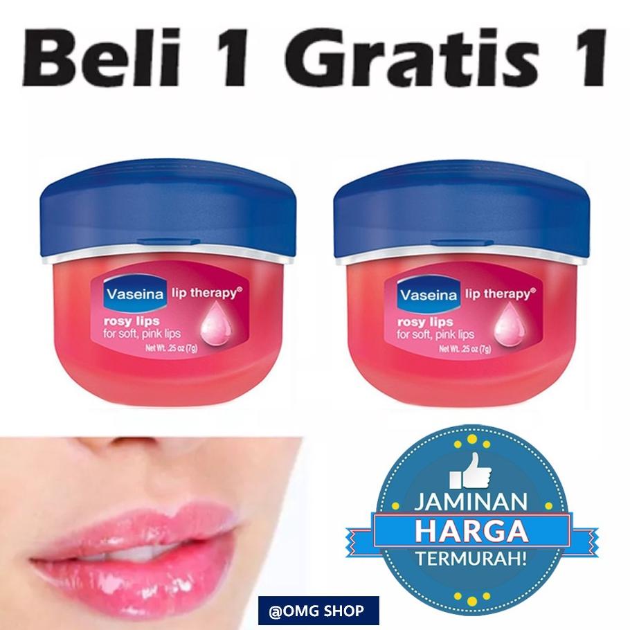 [P(35 ✔) BELI 1 GRATIS 1 - Vaseina Lip Therapy Rosy Lips SOFT PINK / Lipbalm Liptint Lipgloss Pelemb
