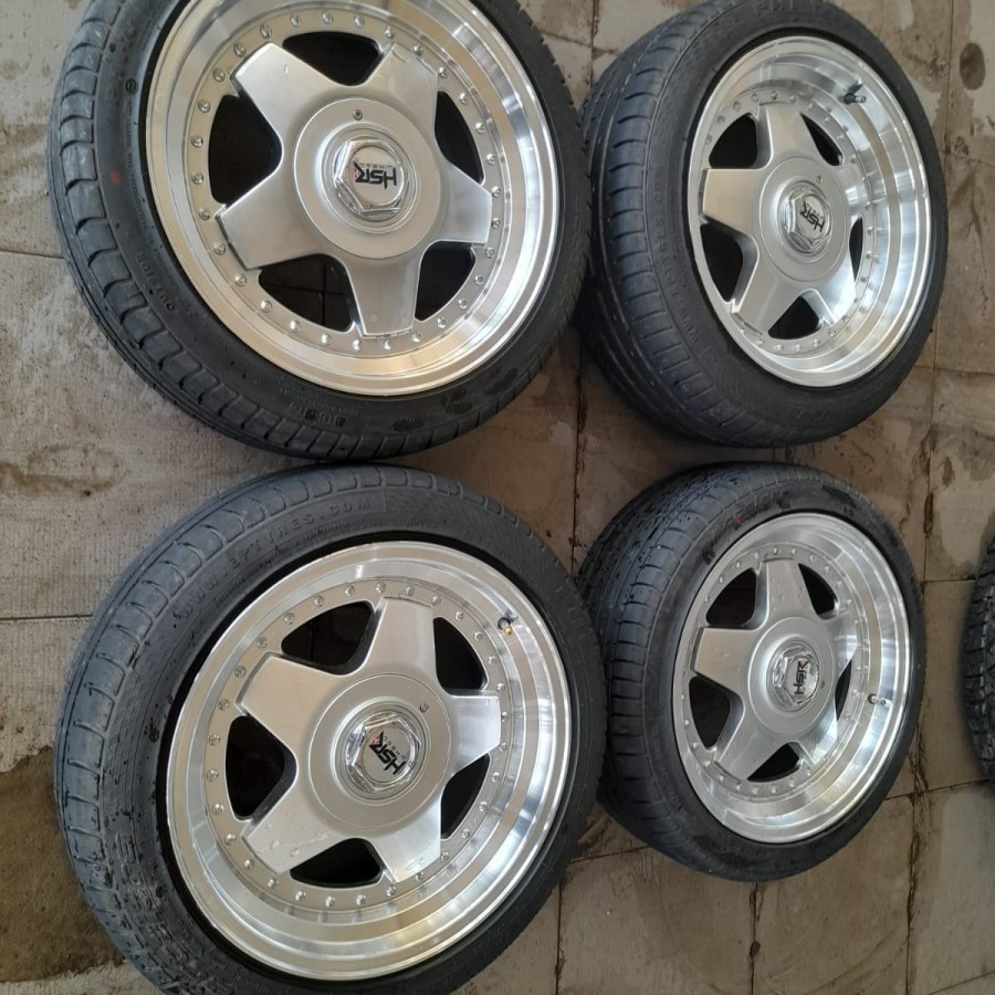 Velg Mobil Bekas Seken Ring 17 Baut 4 AACHEN R17X7-8 8X100-114,3 ET35 BAN 205-45 205-50 R17