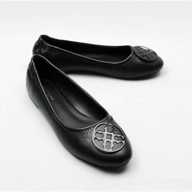 URBAN&CO FLATSHOES KENJI WARNA HITAM (BARU)