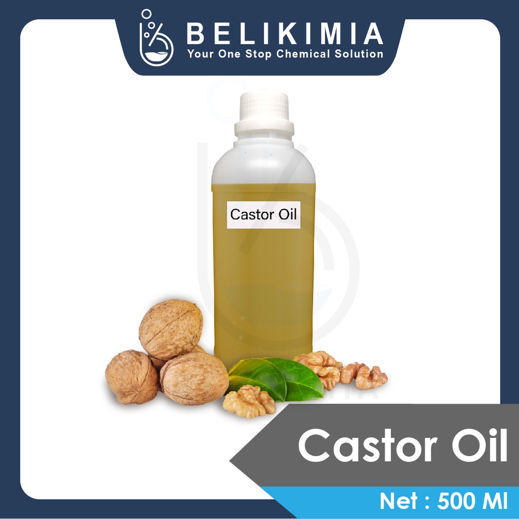 Castor Oil / Minyak Jarak Murni / Penumbuh Rambut Alis Bulu Mata - 500 ml