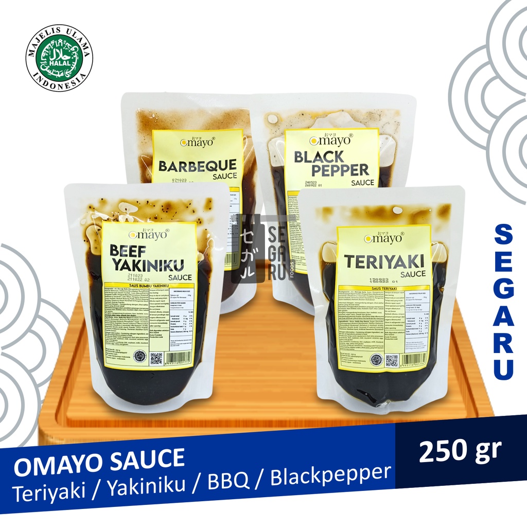 

Omayo Japanese Teriyaki / Beef Yakiniku / BBQ / Blackpepper Sauce 250g