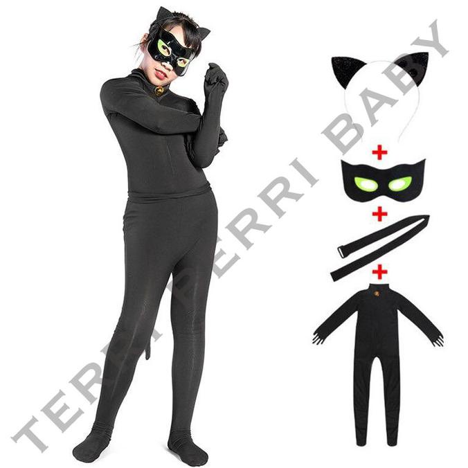 Jual Kostum cosplay cat noir anak cat woman Shopee Indonesia