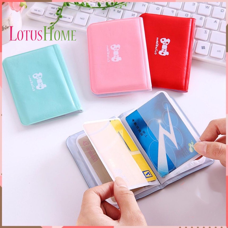 Dompet Kartu Kulit Cutie Ribbon / Dompet ID Card / ID Card Holder