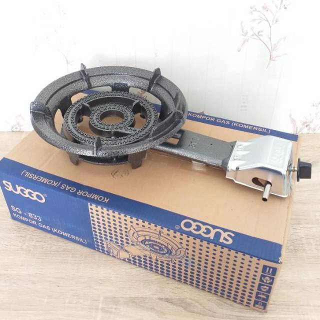 SUGGO Kompor Cor 1 Tungku Api Seribu SG-833 Pematik Mekanik Api Sangat Kencang Sangat Elegan