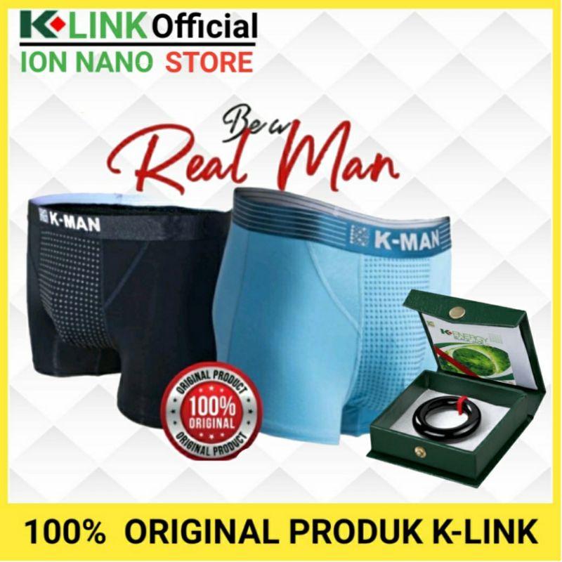 K MAN CELANA DALAM PRIA  I   BLACK JADE     l easy fit/ikat pinggang