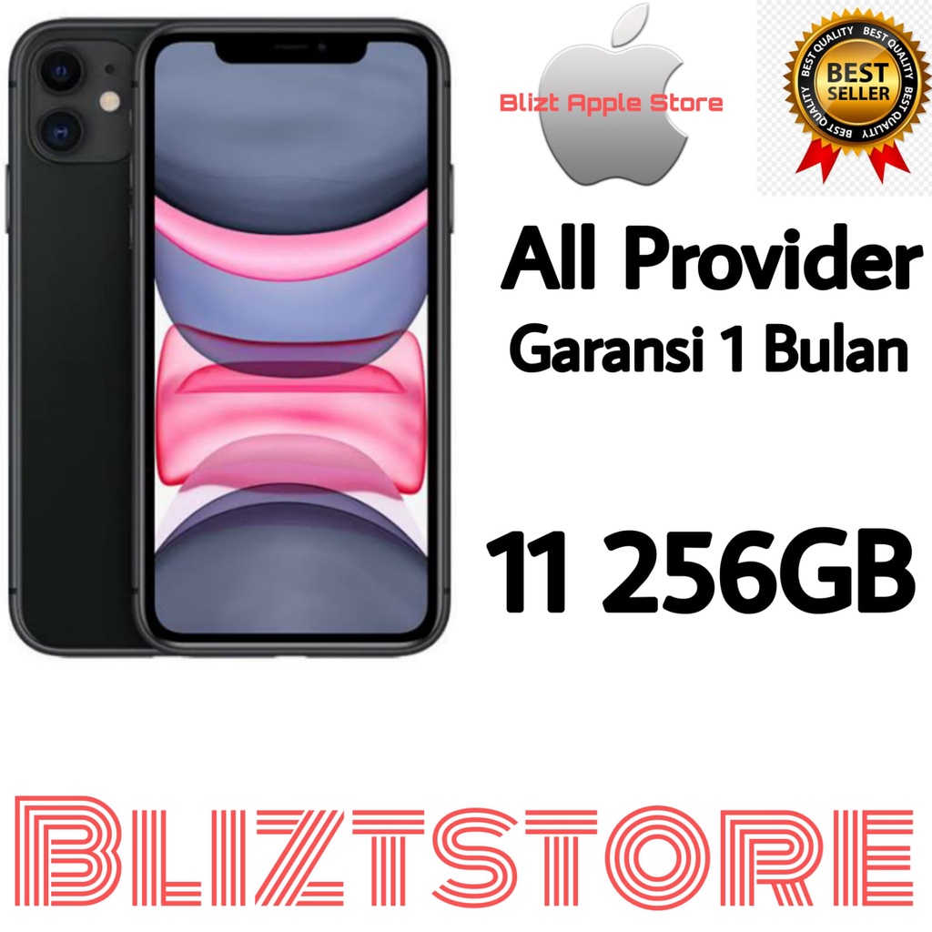 iPhone 11 256GB Second BEKAS ORIGINAL 100% | MULUS Like New NORMAL FULLSET Kondisi Perfect 3utools All Green 【 Free Delivery