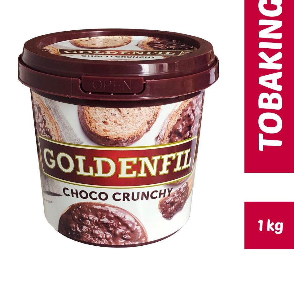 

▲ GOLDENFIL Choco Crunchy 1kg selai coklat pasta