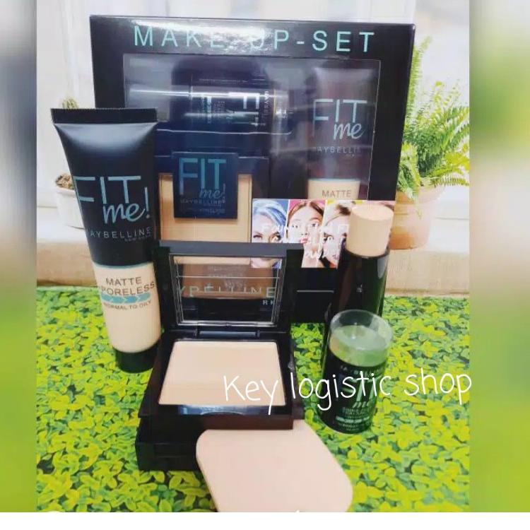 ₵ Maybelline Fit Me Set Foundation 4in1 - 3in1 - 2in1 - Paket Make Up ←