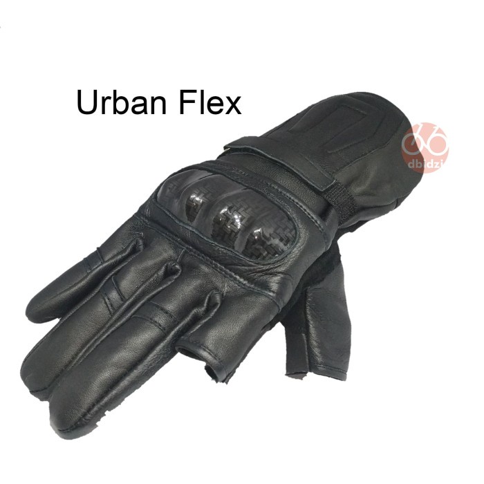 URBANFLEX SARUNG TANGAN MOTOR KULIT ASLI GARUT GLOVES TOURING RACING