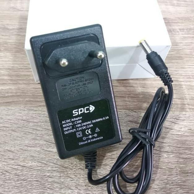 ヲ SPC Adaptor 2 Ampere 12 Volt / Adaptor CCTV 2A 12V ユ