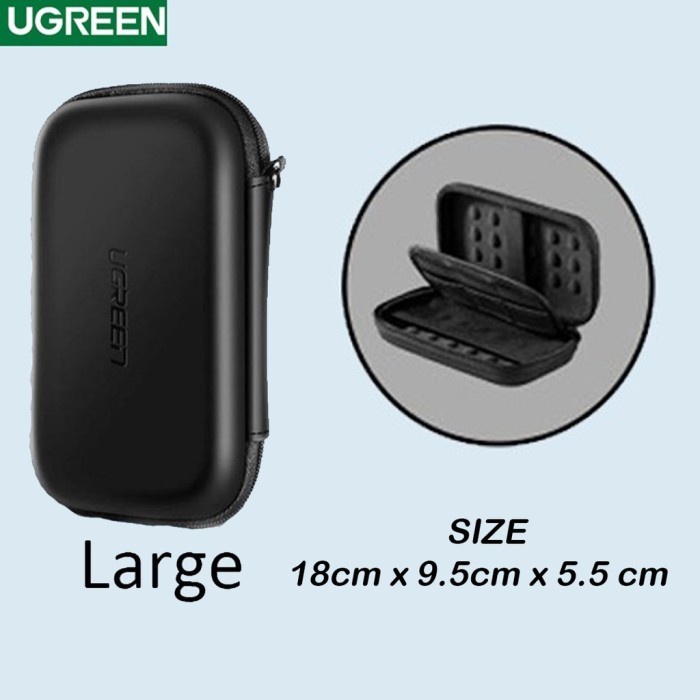 Ugreen Hdd Case Pouch Tas Hdd Multifungsi Size L 50274 Hdd Bag Case #Original