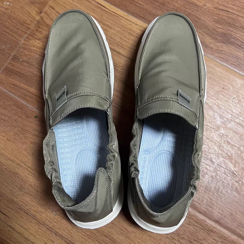 Terbaru Tahan Air Waterproof Ringan Sepatu Pantofel Kanvas Slip On Pria Kerja Santai Semi Formal Empuk Sekolah Kantor Kuliah Tanpa Tali 236