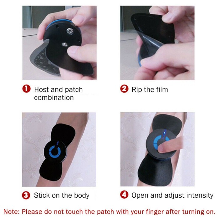 Alat Pijat Compact Stimulasi Otot Kecil Portable EMS Cervical Massager