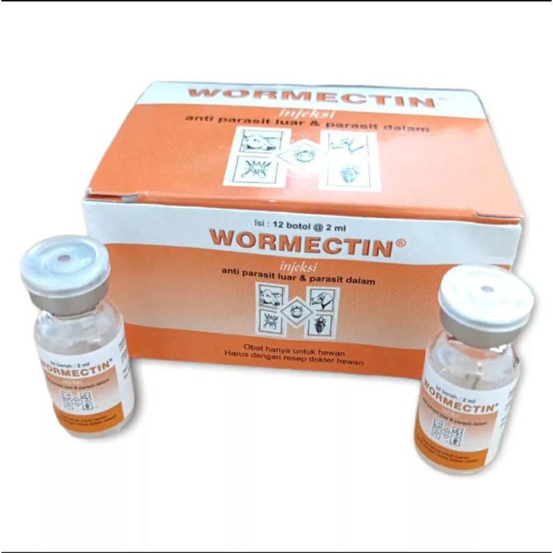 wormectin , obat gudik, kudis kelinci kucing, dll