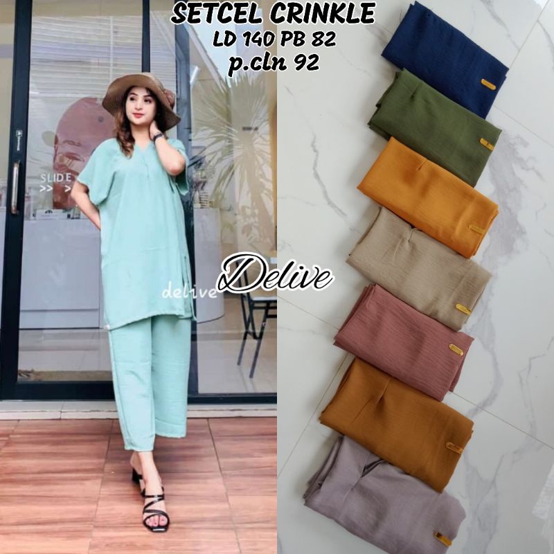 SETCEL CRINKLE POLOS//SETCEL KALONG//SETCEL CRINKLE
