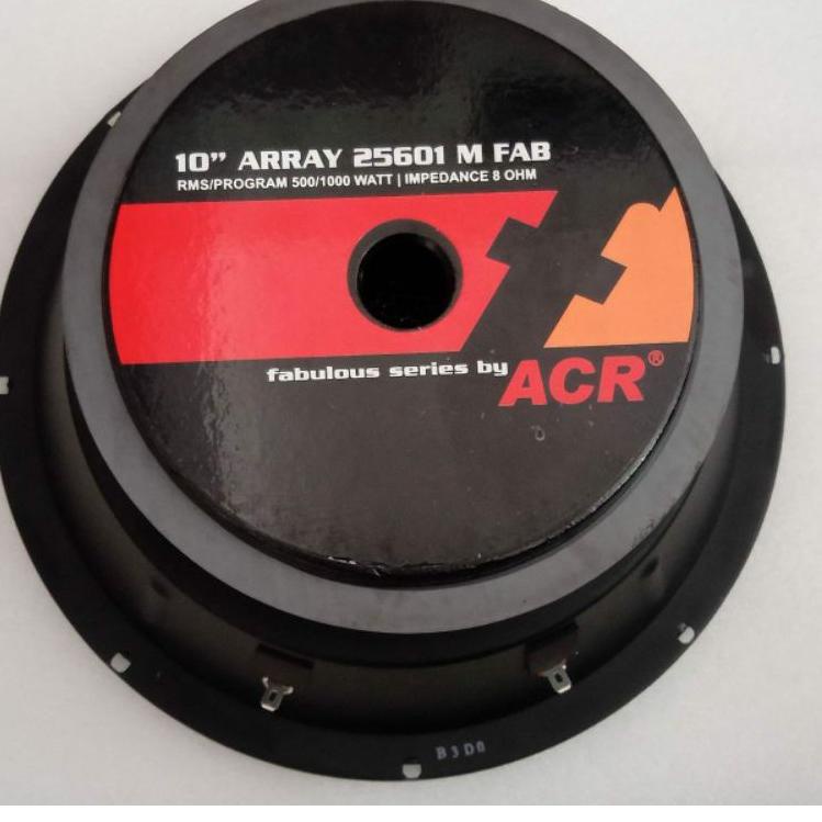⇽ Speaker Array 10 Inch ACR Fabulous 25601 M ッ