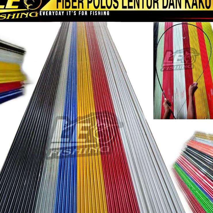 ㅔ BLESS 70CM DAN SUPER KALI 120CM BLANK FIBER SOLID LENTUR DAN KAKU CUSTOM JORAN PANCING HIGH QUALIT