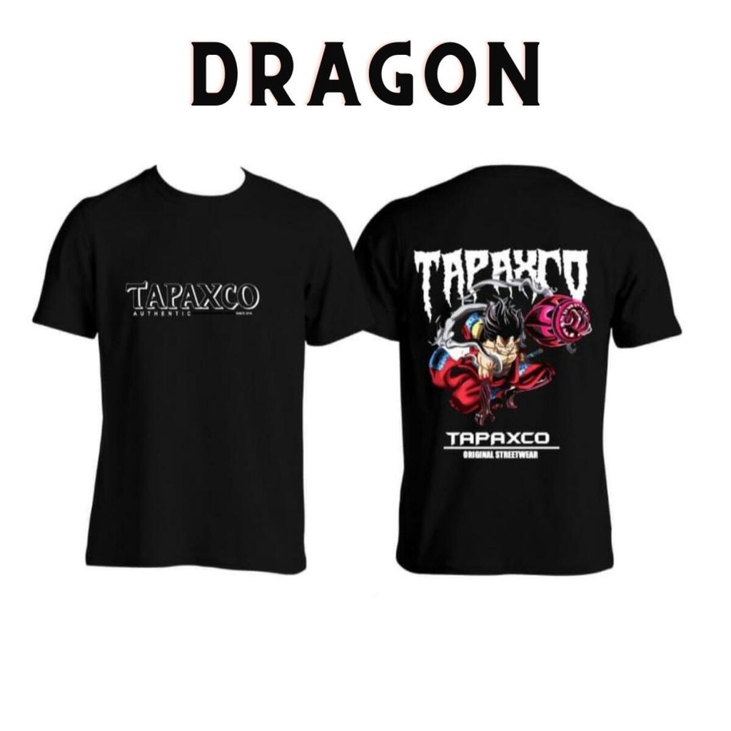 Kaos Pria  Dragon Black Premium Kaos Distro ( L,XL)