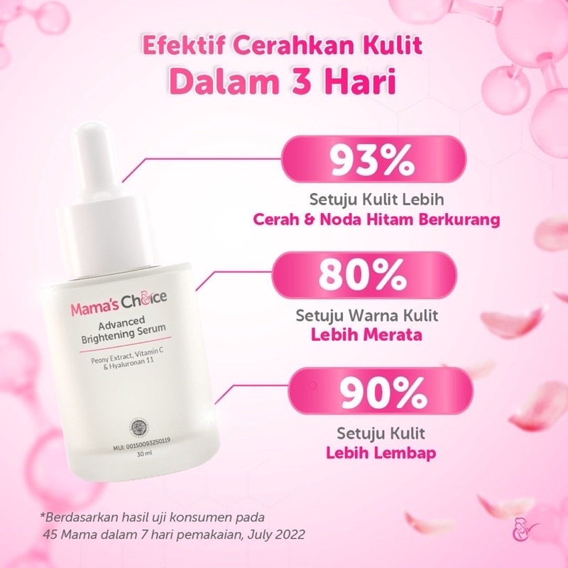 Mama Choice Serum Bright Menyamarkan Noda Hitam Flek Wajah Ibu Hamil Mencerahkan Wajah