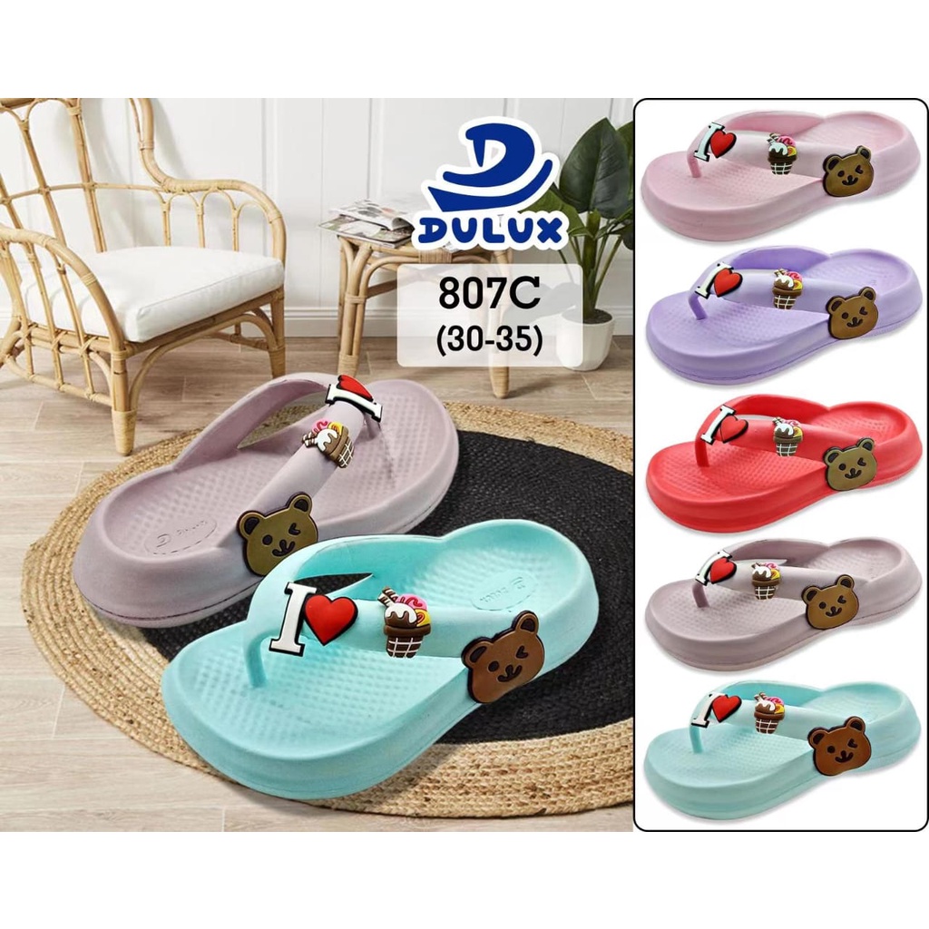 DULUX 807C SENDAL JEPIT ANAK ANTISLIP