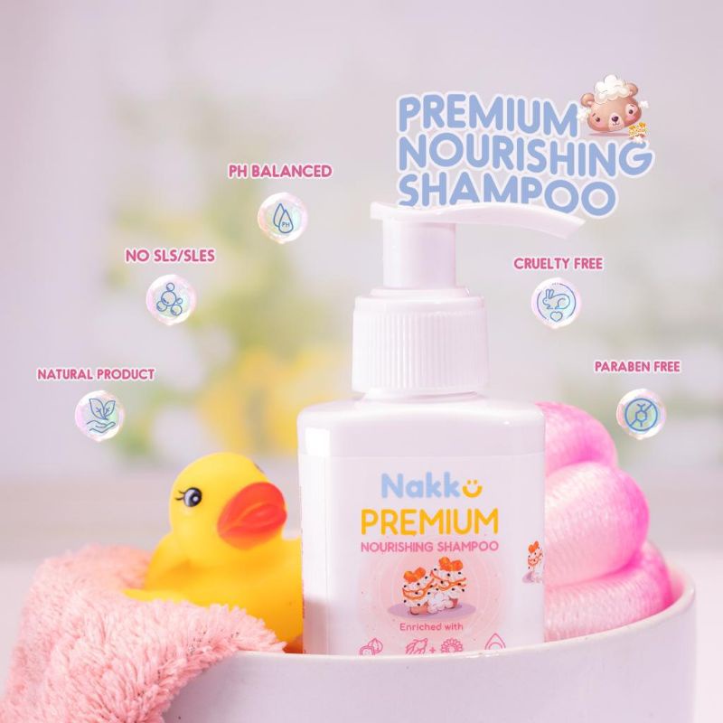 NAKKU MAKASSAR | Nakku Premium Nourishing Shampoo - Penyubur Rambut Bayi &amp; Anak