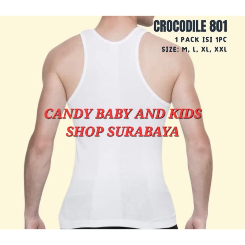 Singlet Crocodile 801v Kaos Dalam Pria Croc 801 Dewasa Original Adem Kutungan Daleman