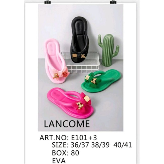 Sandal Jely Import Eva Rubber Jepit Pita Wanita E101