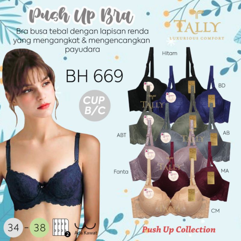 BH TALLY 669 PUSH UP BRA