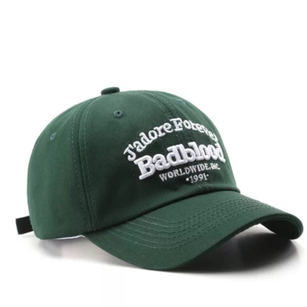 Best Seller - Topi Baseball Pria Wanita Dewasa Bordir Jadore Forever Badblood Worldwide Inc 1991 Lagi Trend Caps Unisex Terlaris Real Pict