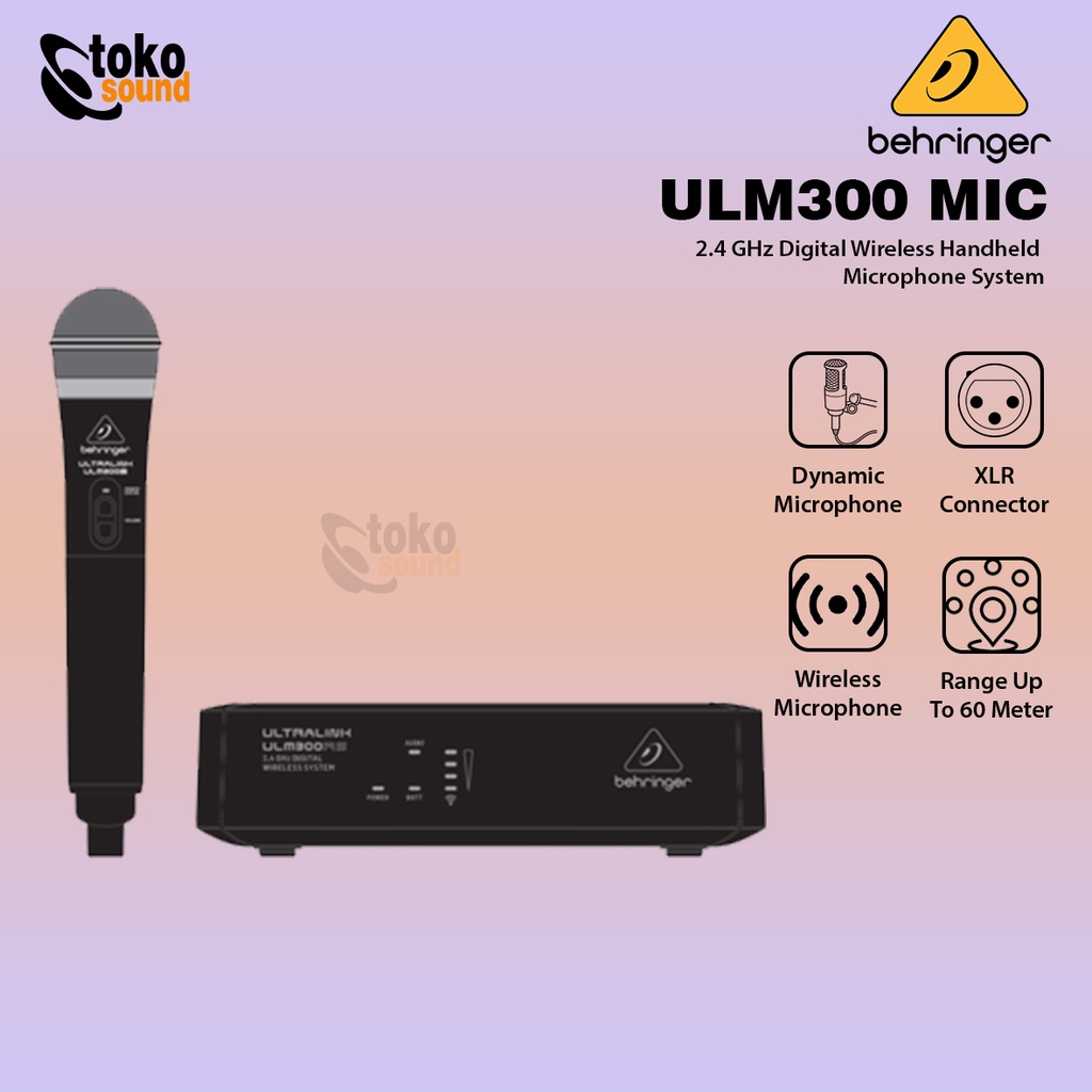 Behringer ULM300MIC Wireless Handheld Microphone System