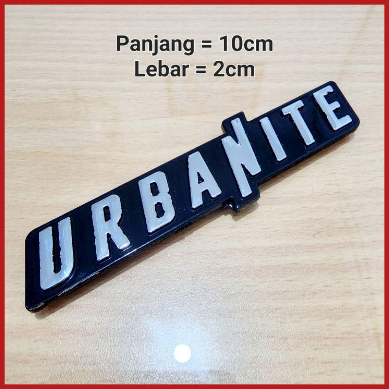 Stiker Emblem Tulisan URBANITE