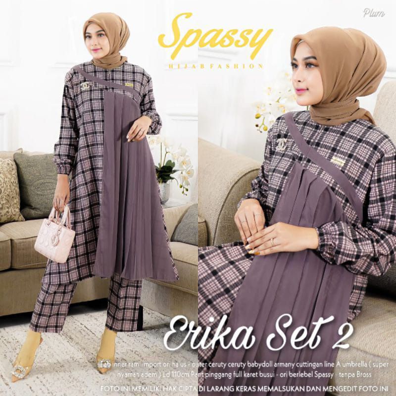 Geraldi set/Melia set/Elissa set/Laya set /gamis tunik terbaru/Shella Set