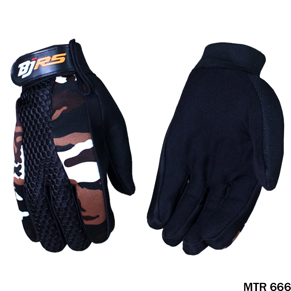 Sarung Tangan Biker Kain Biru – MTR 256