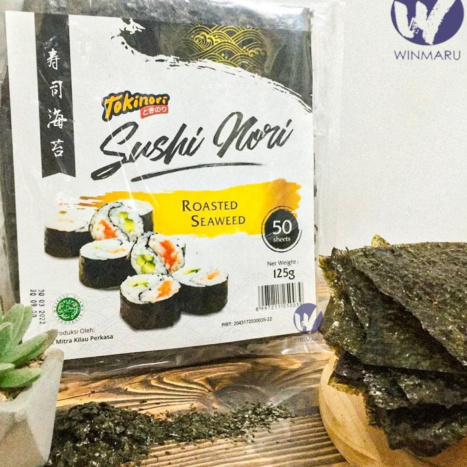 

(COD )NEW_PRODUCT Tokinori Sushi Nori Seaweed Rumput Laut 50 sheets/lembar