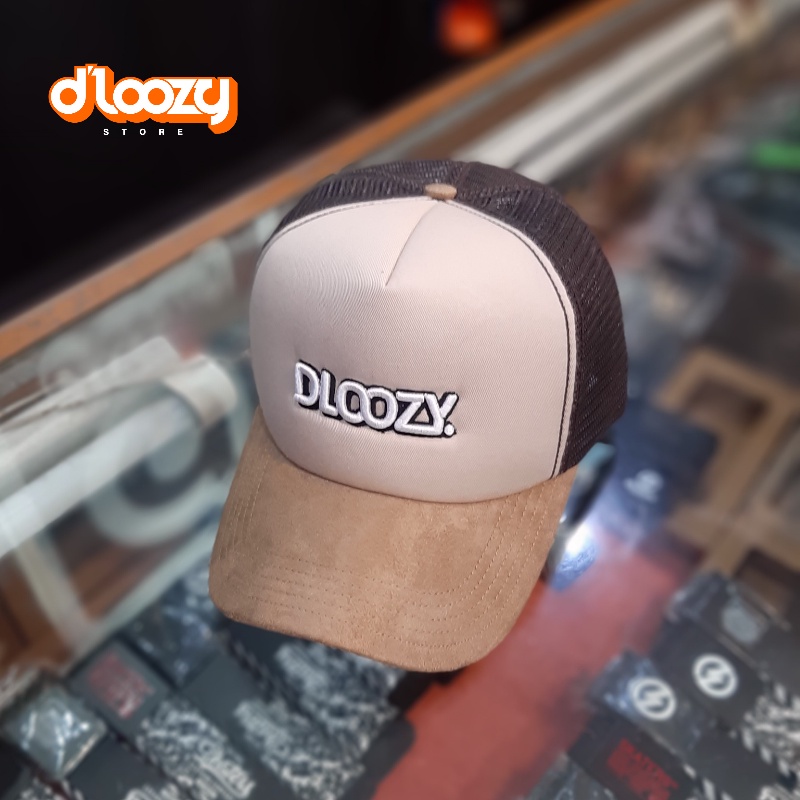 Dloozy Topi Pria Distro Original Trucker Hat Topi Jaring Dlz22