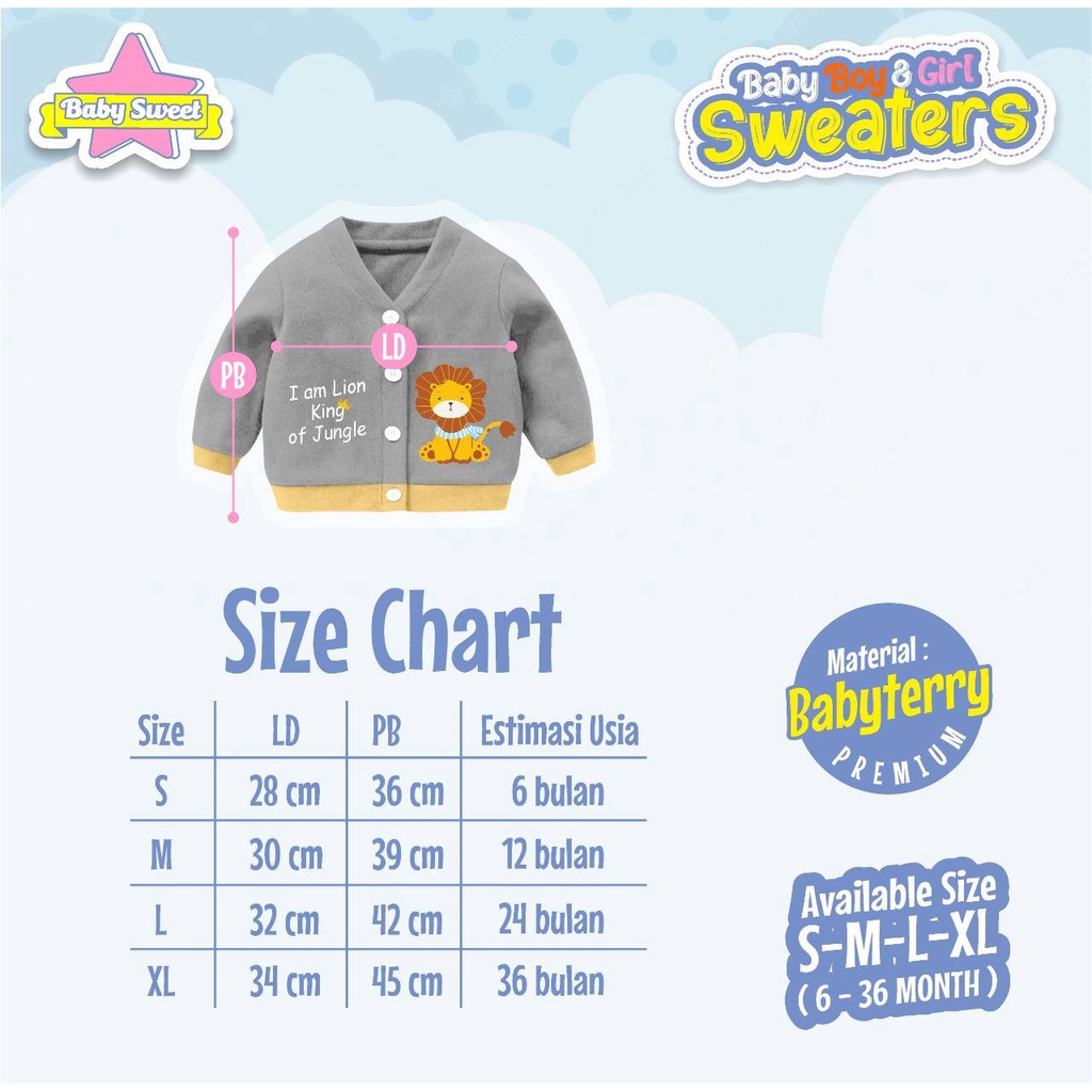 Jaket Bayi Premium Import Baby Sweet Anak MURAH 1-4 tahun