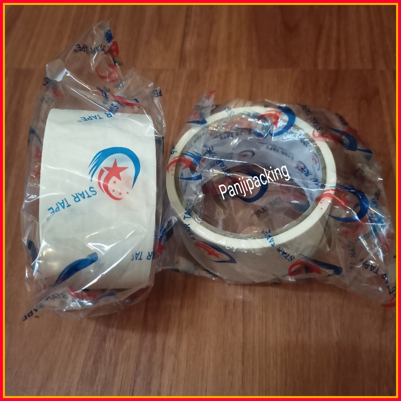 

LAKBAN KERTAS MASKING TAPE 2" 48MM × 12Y/ SOLASI KERTAS 2 INCH