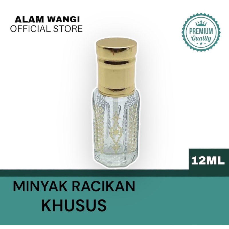 Minyak wangi racik 12ml minyak jafaron misik kasturi hajar aswad melati kantil wijayakusuma fanbo dl