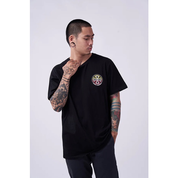 Independent Summit Chest Black Tee