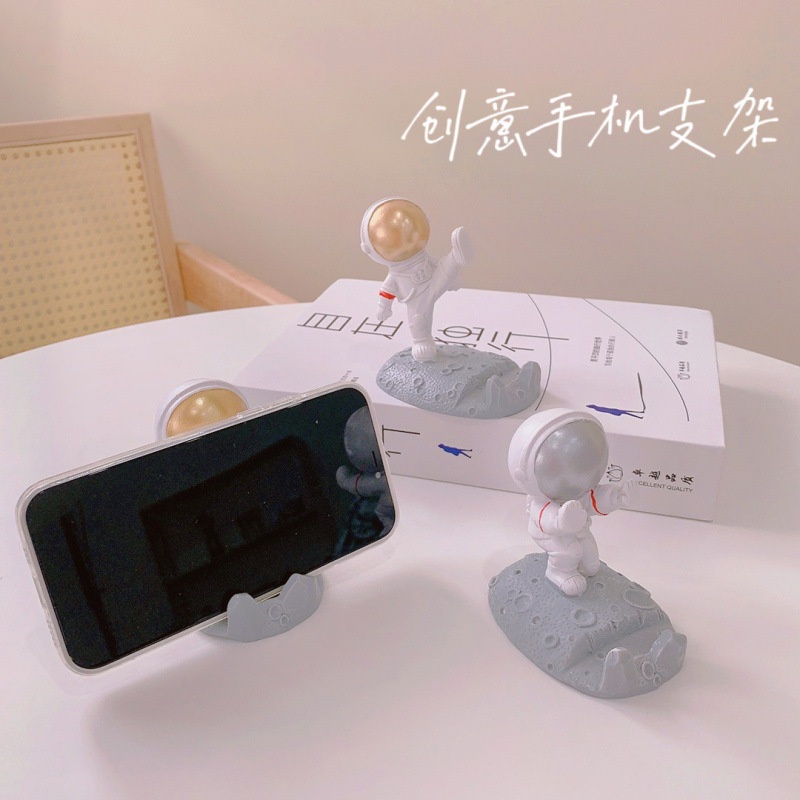 Phone Holder Astronot / Stand HP Astronaut / Penyangga Smartphone / Dudukan Ponsel Manusia Luar Angkasa