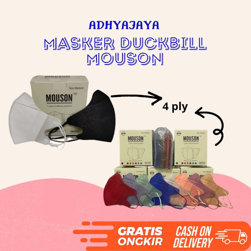 MASKER MOUSON/ MASKER TEBAL / MASKER OKER / MASKER // MASKER MUSON // MASKER DUCKBILL MUSON // MASKE