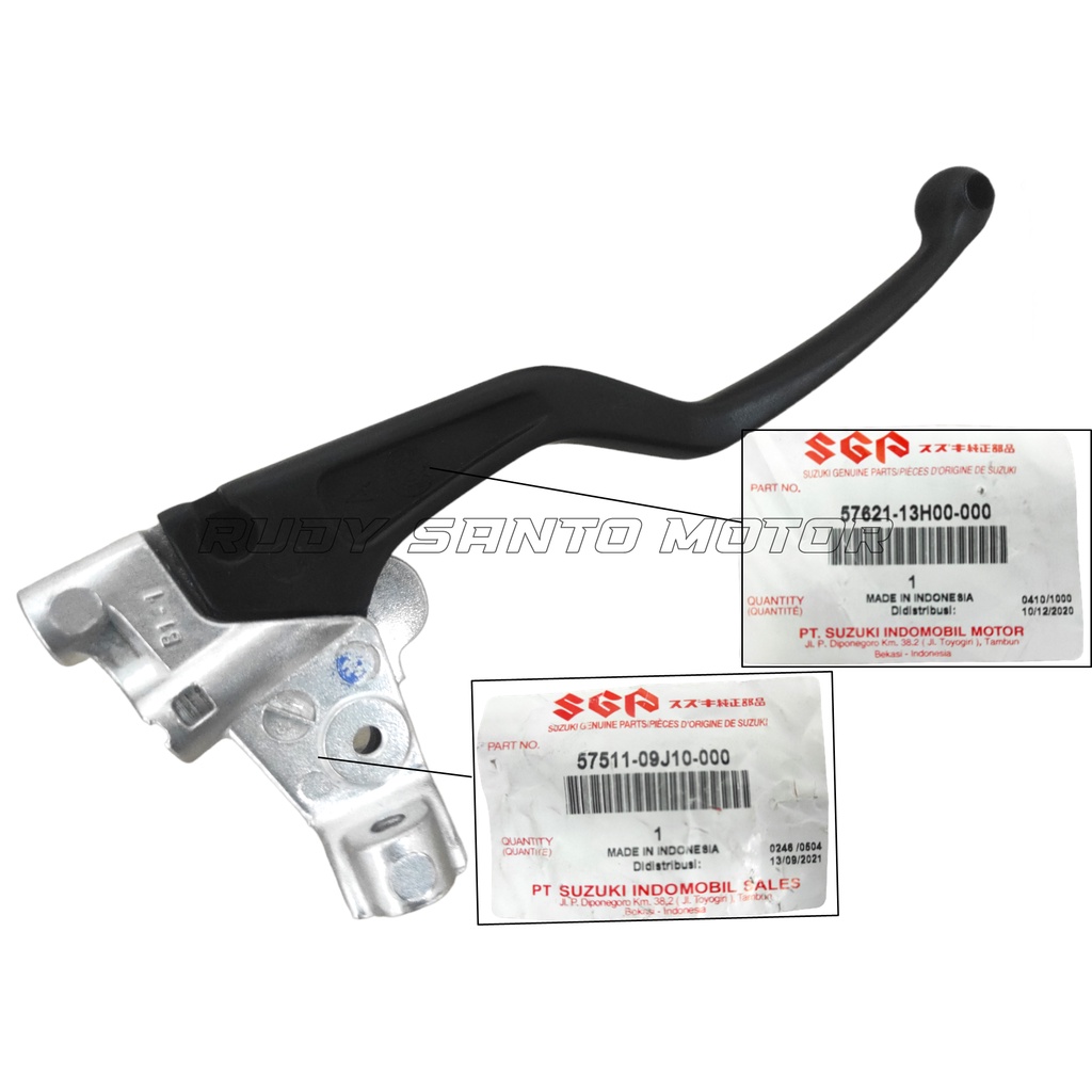 Dudukan Plus Handle Handel Hanel Rem Kiri Skywave Hayate Original 57511-09J10-000 & 57621-13H00-000