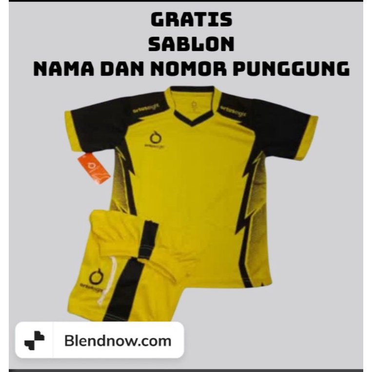 (COD) GRATIS SABLON NAMA DAN NOMOR PUNGGUNG BAJU BOLA ANAK CEWEK COWOK USIA 4 SAMPAI 14 TAHUN