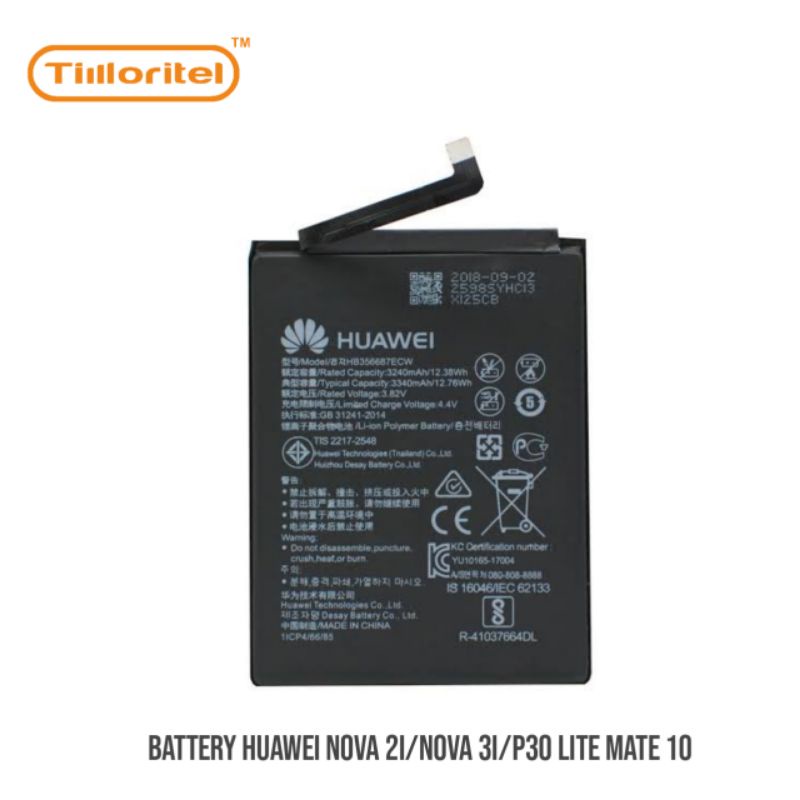 BATTERY HUAWEI NOVA 2I/NOVA 3I/P30 LITE MATE 10