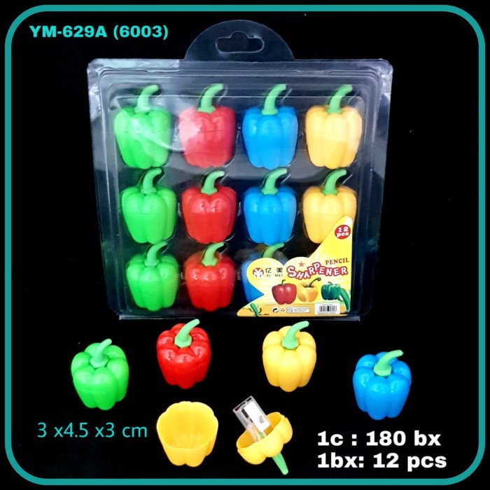 

PRO Rautan Bentuk L 1 Lubang Blister (12 pcs) / Peruncing / Rautan - YM629A