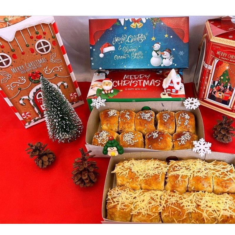 

Hampers natal bolen pisang isi 10