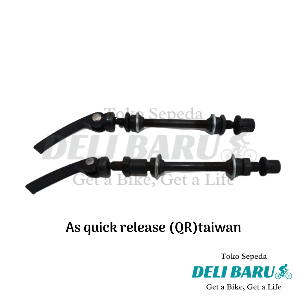 As Quick Release QR taiwan depan atau belakang sepeda MTB federal lipat