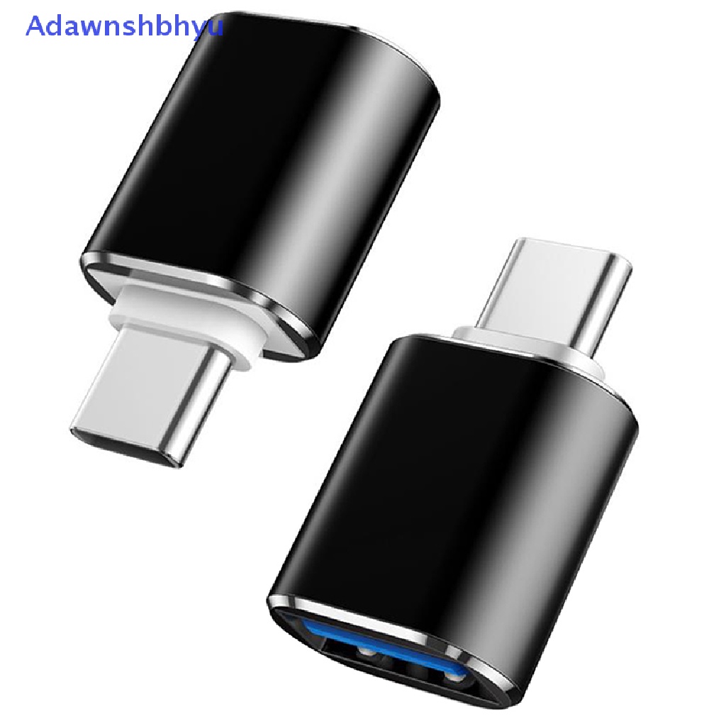 Adhyu Konektor Adaptor USB Type C Male To USB 3.0 Female Converter Kabel OTG Portable ID